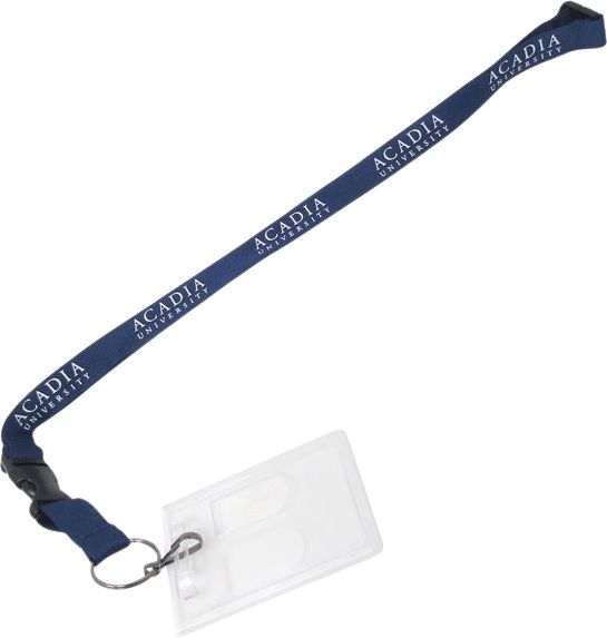 Acadia University 3/4'' Tube Lanyard