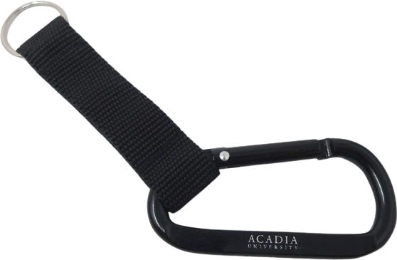 Acadia University Carabiner with Strap
