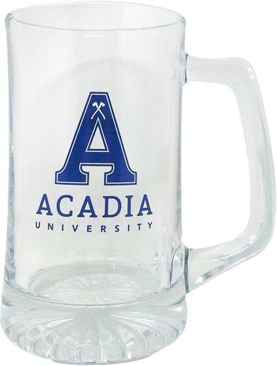 Acadia University 25 oz. Starburst Glass Mug