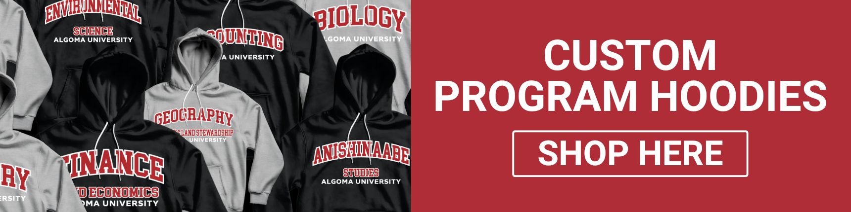 Custom Program Hoodies. Shop Now. 