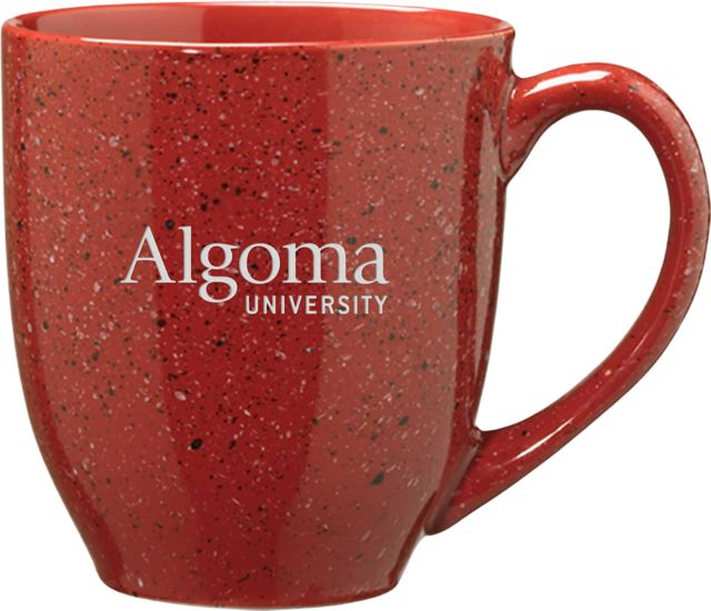 Algoma University 16 oz. Speckled Mug