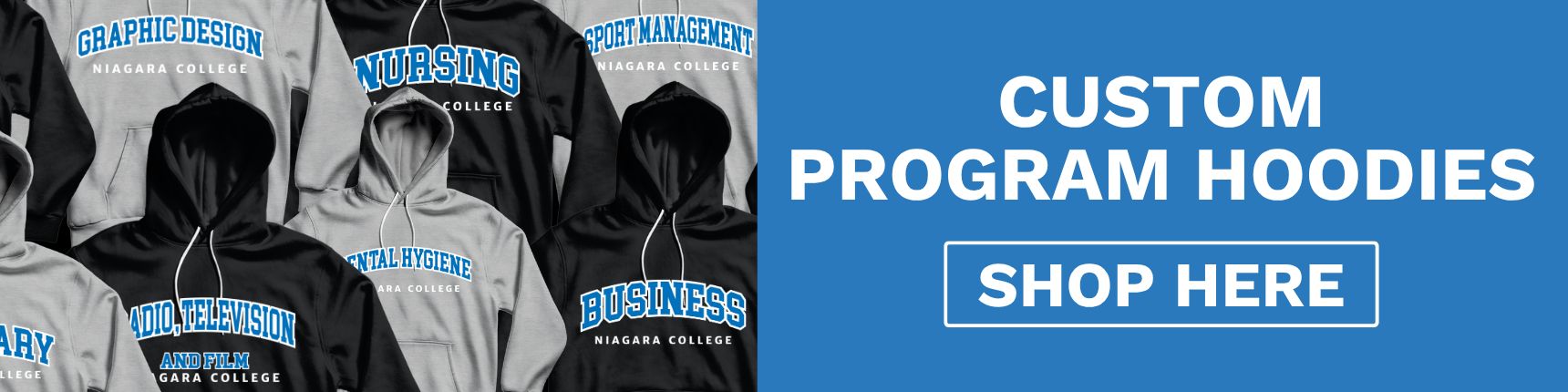 Custom Program Hoodies. Shop Now. 