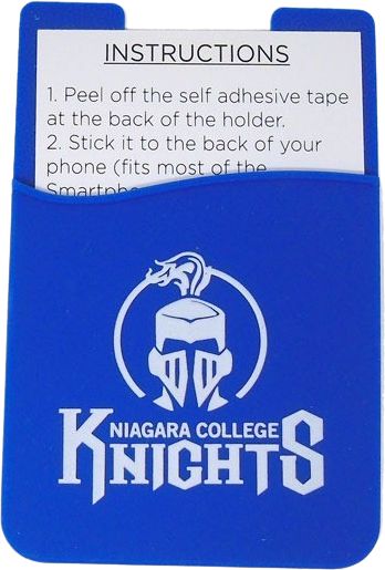Niagara College - Welland Knights Silicone Phone Wallet