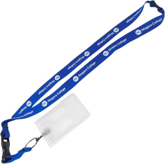 Niagara College - Welland 3/4'' Tube Lanyard