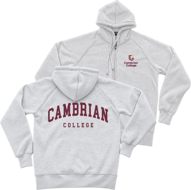 Cambrian College Full Zip Hooded Sweatshirt