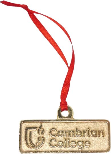 Cambrian College Cast Metal Ornament
