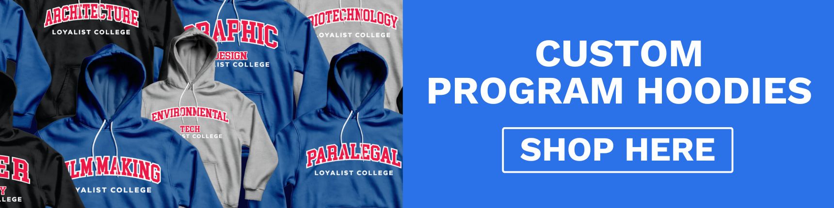 Custom Program Hoodies. Shop Now. 