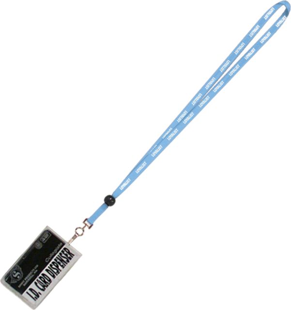 Loyalist College Card Dispenser with Lanyard