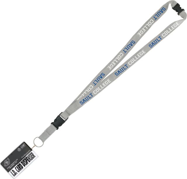 Sault College of Applied Arts & Technology Lanyard with Card Dispenser