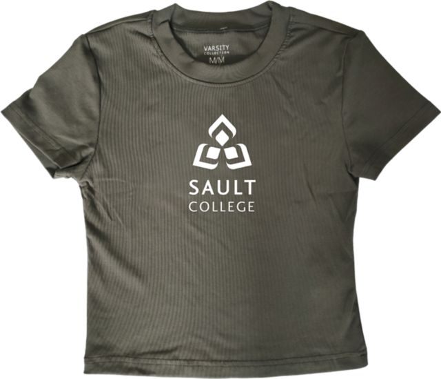 Sault College Women’s Ribbed Baby Tee