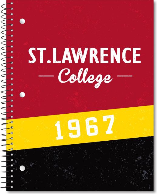 St. Lawrence College Kingston 70 Sheet Notebook