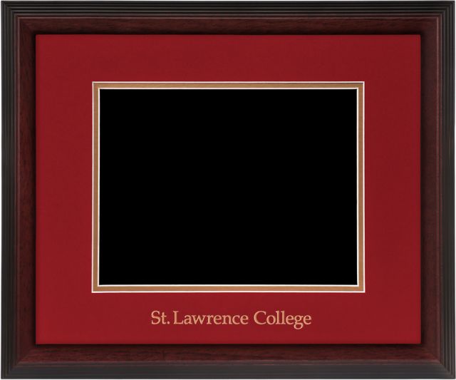 St. Lawrence College Kingston Double Mat 15 in. x 18 in. Linear Diploma Frame