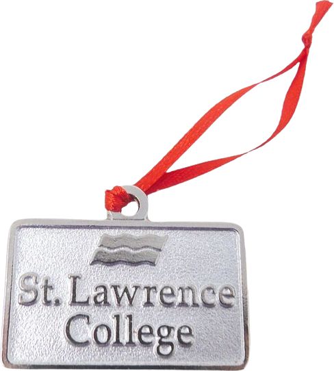 St. Lawrence College Kingston Cast Metal Ornament