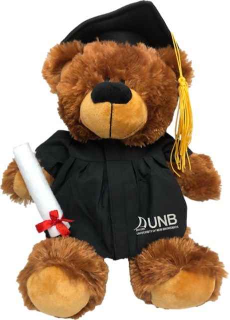 University of New Brunswick 12" Grad Bear Plush