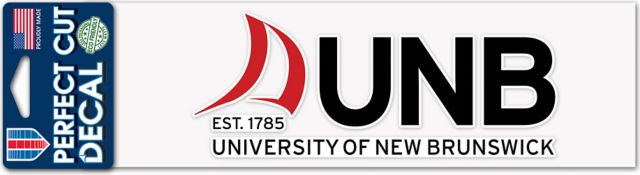 University of New Brunswick 3 x 10 Decal