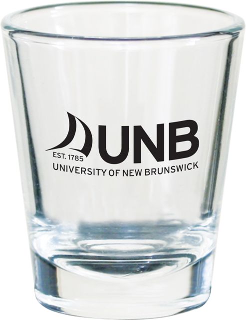 University of New Brunswick Tapered Collectors Glass