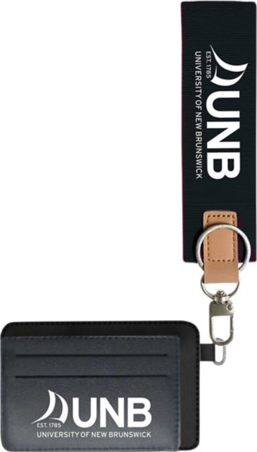 University of New Brunswick ID Holder with Keychain
