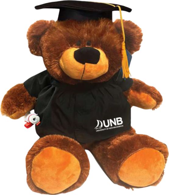 University of New Brunswick 12'' Grad Bear Plush
