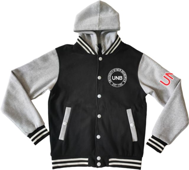 University of New Brunswick Hooded Varsity Jacket