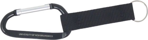 University of New Brunswick Carabiner with Strap