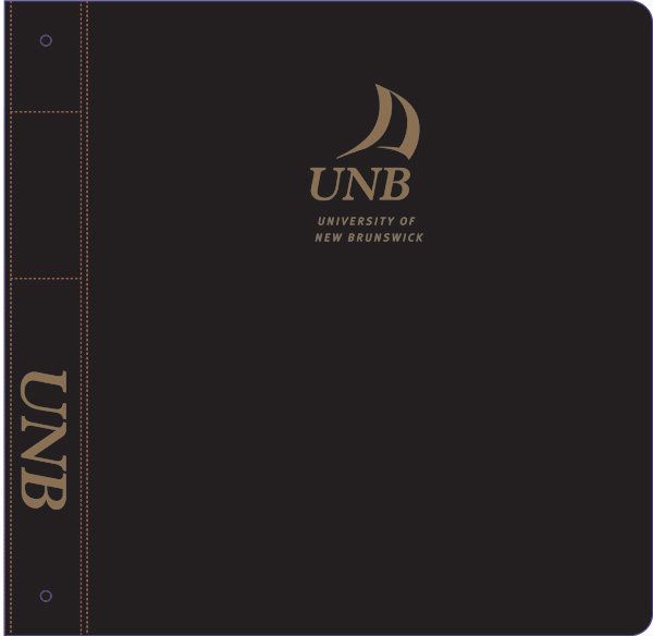 University of New Brunswick 1'' Binder