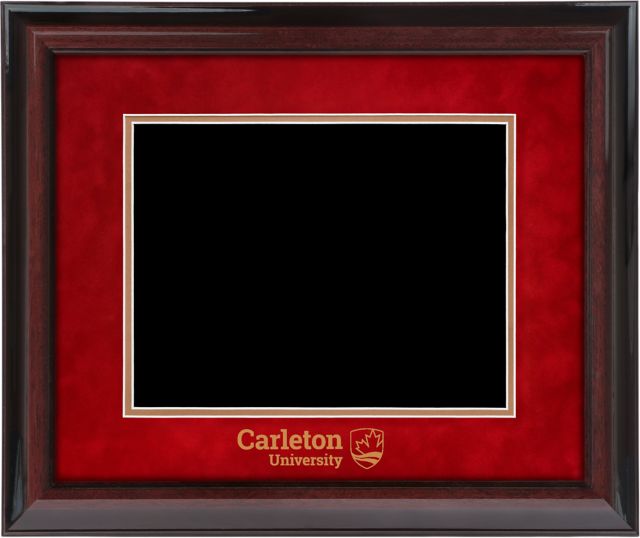 Carleton University Suede Mat 15 In X 18 In Executive Diploma Frame Carleton University