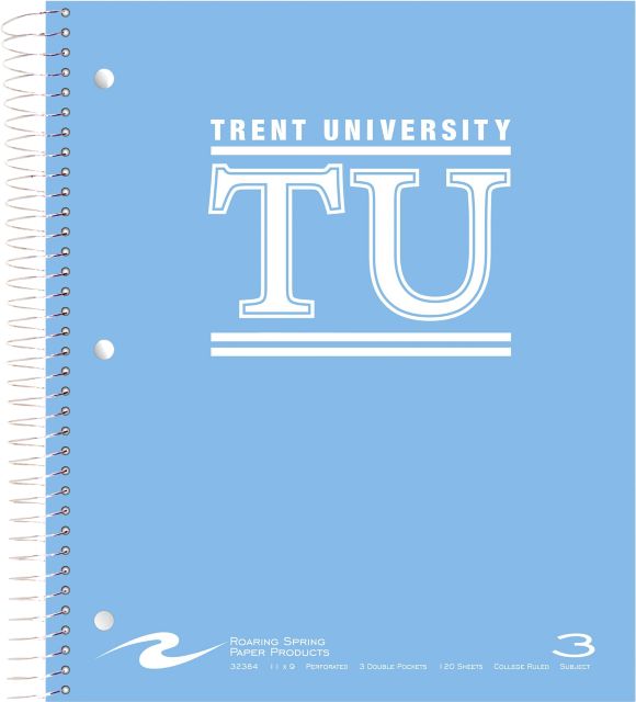 Trent University 120 Sheet Notebook