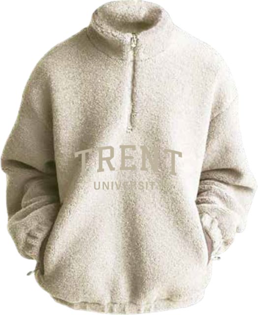 Trent University Sherpa Puff Embroidery 1/4 Zip