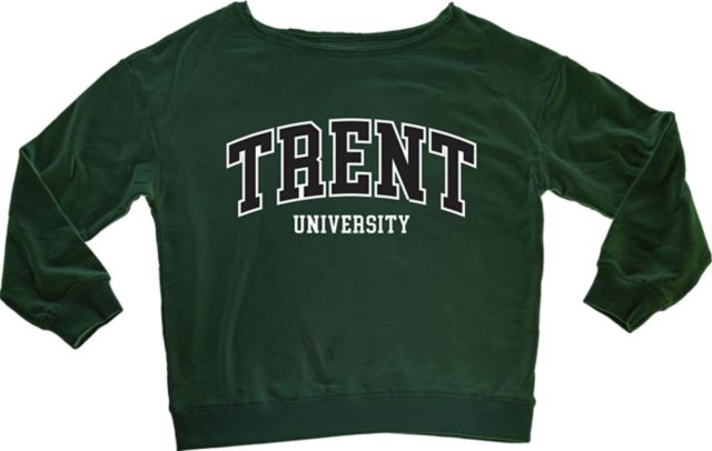 Trent University Women's Open Neck Crewneck Sweatshirt