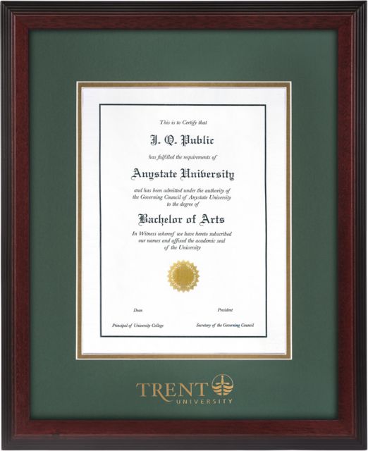 Trent University Linear Diploma Frame 15 x 19