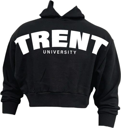Trent University Women's Cropped Hooded Sweatshirt