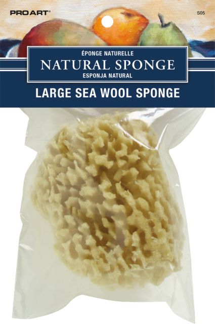 Pro Art Large Sea Wool Natural Sponge