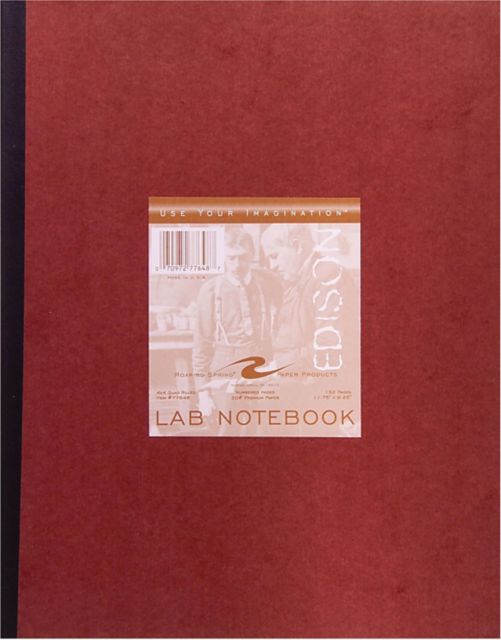 Auburn University Bookstore - Carbon Lab Notebook 4X4 Quad Ruled