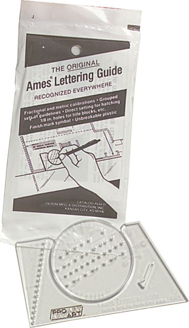 Ames Lettering Guide - FLAX art & design