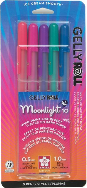 GELLYROLL MOONLIGHT MEDIUM POINT DUSK SET/5