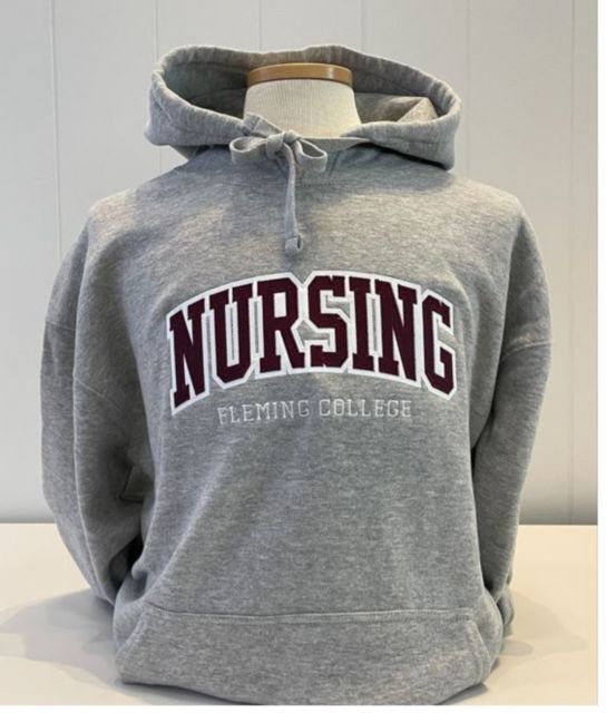 Fleming College Nursing Hooded Sweatshirt: Fleming College - Peterborough