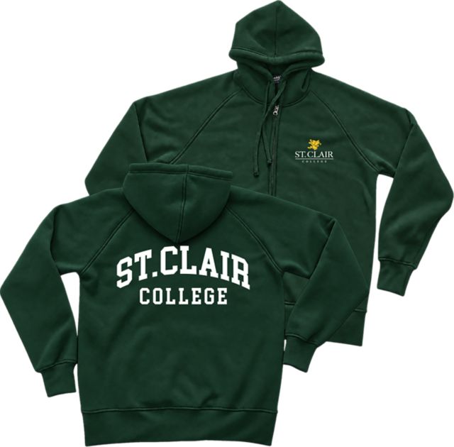 St. Clair College of Applied Arts & Technology Full Zip Hooded Sweatshirt