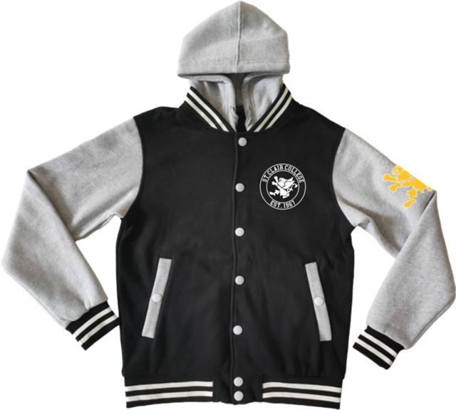 St. Clair College of Applied Arts & Technology Hooded Varsity Jacket