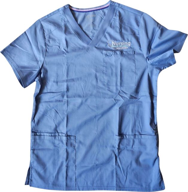Men's V-Neck Scrub Top