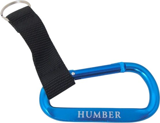 Humber Polytechnic Carabiner with Strap