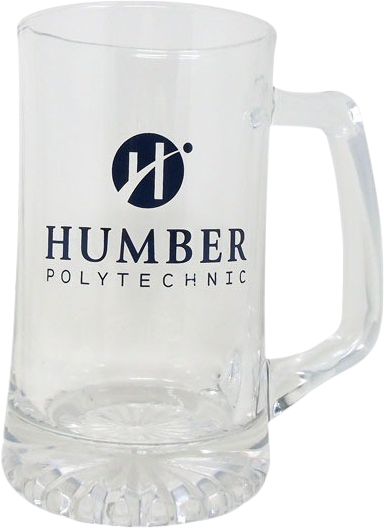 Humber Polytechnic 25 oz. Starburst Glass Mug