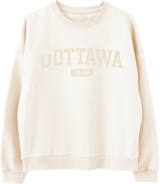 University of Ottawa Tonal Crewneck Sweatshirt