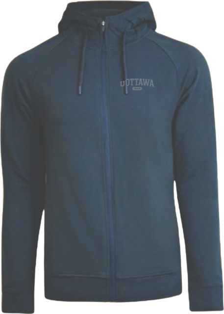 University of Ottawa Streetwear Full Zip Hooded Sweatshirt