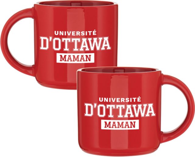 University of Ottawa Maman 14 oz. Ceramic Cora Mug