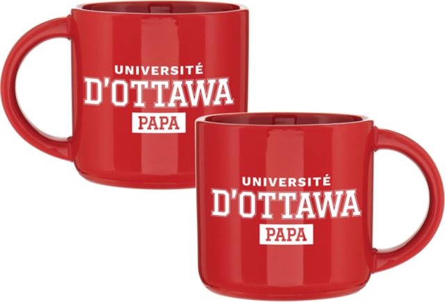 University of Ottawa Papa 14 oz. Ceramic Cora Mug