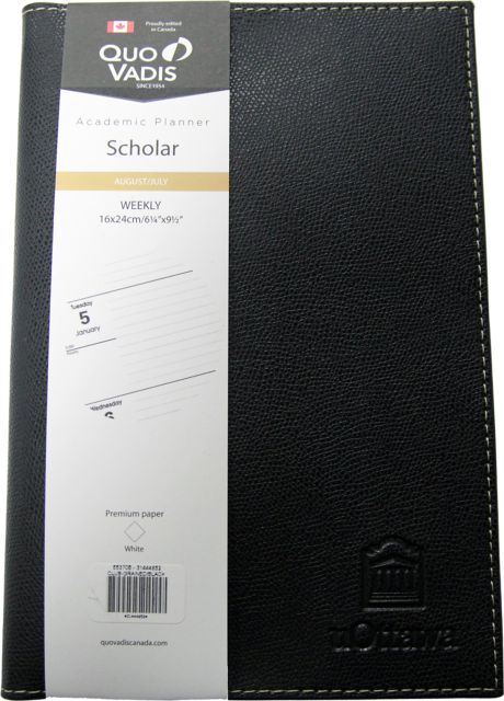 University of Ottawa 2025-2026 Academic Year Planner Scholar Club English