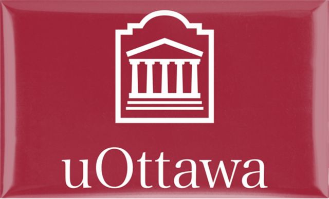 University of Ottawa 3" x 5" Dome Magnet