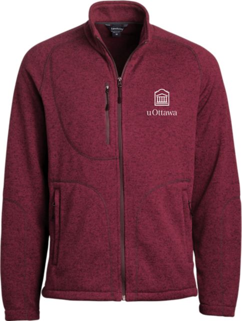 Chandail en molleton à glissière Université d’Ottawa