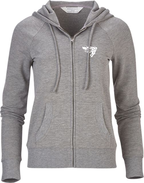 Chandail à capuche en molleton à glissière pour femme Université d’Ottawa