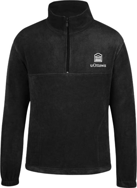 Chandail en molleton à quart de glissière Université d’Ottawa